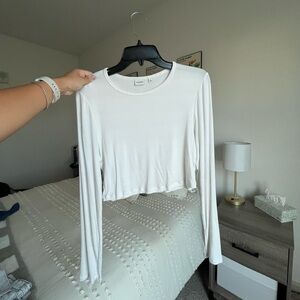Aritzia Sunday Best Cropped Longsleeve | Size L